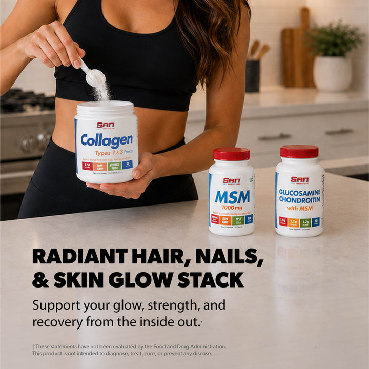 Radiant Hair, Nails, & Skin Glow Stack