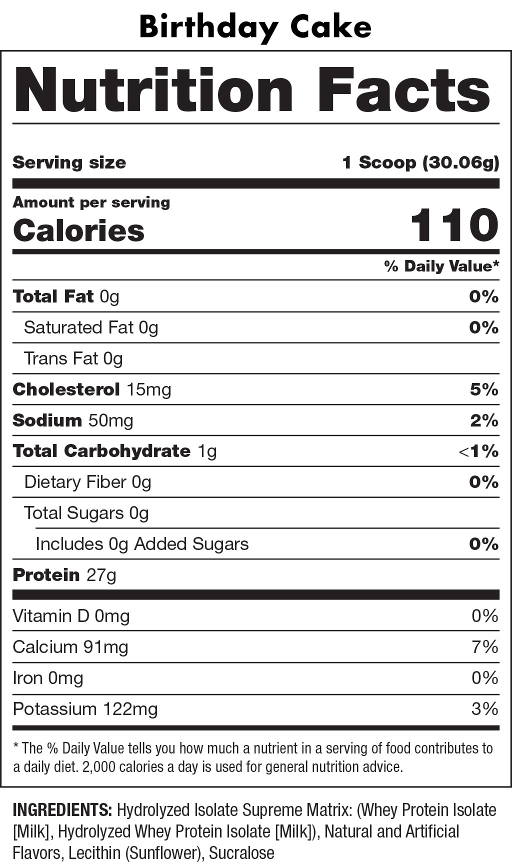 TITANIUM ISOLATE SUPREME - FIRE SALE