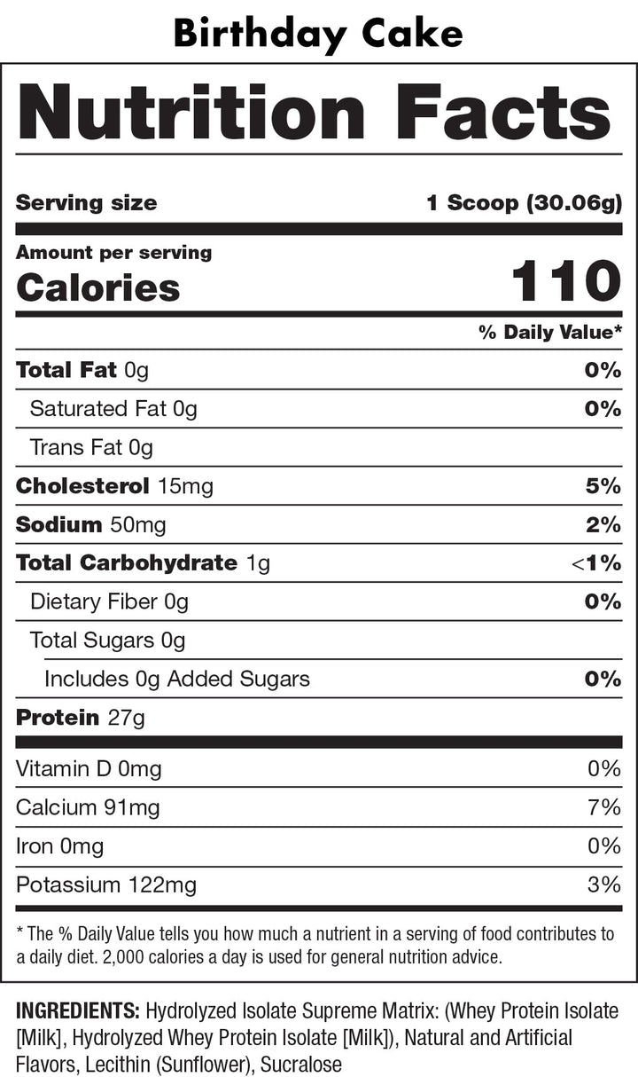 TITANIUM ISOLATE SUPREME - FIRE SALE